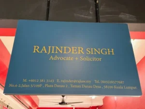 KL Lawyer Rajinder